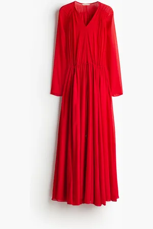 H&M Pitkä sifonkimekko
