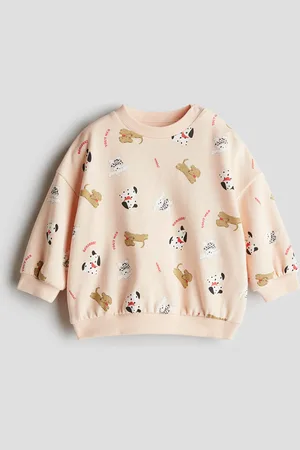 H&M Painokuvallinen puuvillainen collegepusero