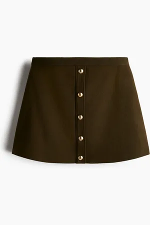 H&M Edestä napitettava neulehame