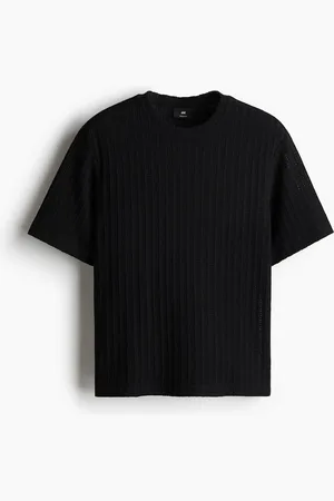 H&M Virkatun näköinen T-paita Regular Fit