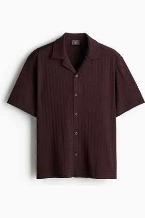 H&M Kuviopintainen laakakauluspaita Loose Fit