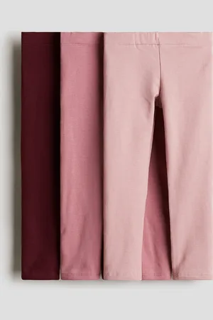 H&M 3 kpl harjattusisäpintaisia trikooleggingsejä