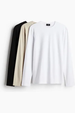 H&M 3 kpl trikoisia puseroita Slim Fit