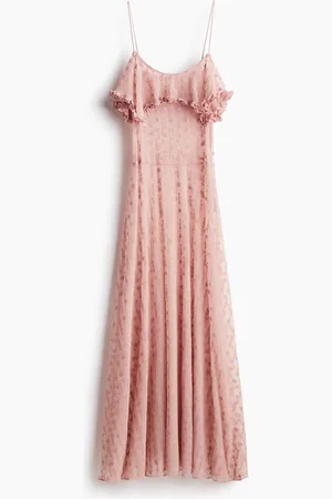 H&M Pitkä mesh-mekko
