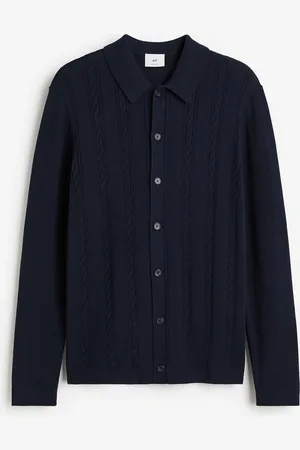 H&M Kauluksellinen neuletakki Regular Fit