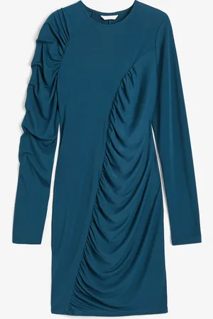 H&M Poimutettu trikoomekko