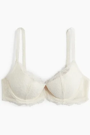 H&M Pehmustetut kaarituelliset demi-pitsirintaliivit