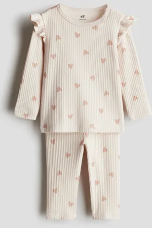 H&M Ribattu puuvillainen setti