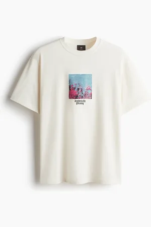 H&M Painokuvallinen T-paita Loose Fit