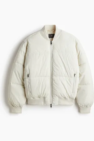 H&M Topattu lentäjäntakki Loose Fit