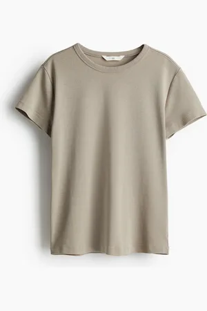 H&M Vartalonmyötäinen puuvillainen T-paita