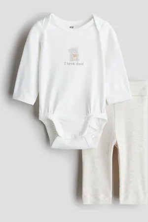 H&M Kaksiosainen puuvillatrikoosetti