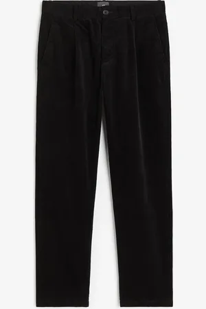 H&M Vakosamettihousut Regular Fit