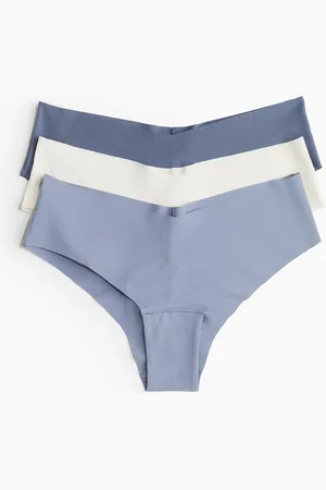 H&M 3 kpl näkymättömiä cheeky hipster -alushousuja