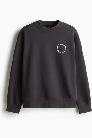 H&M Painokuvallinen collegepusero Loose Fit