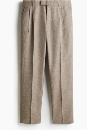 H&M Huolitellut pellavasekoitteiset housut Regular Fit