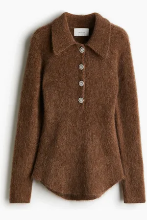 H&M Mohairsekoitteinen kauluksellinen neulepusero