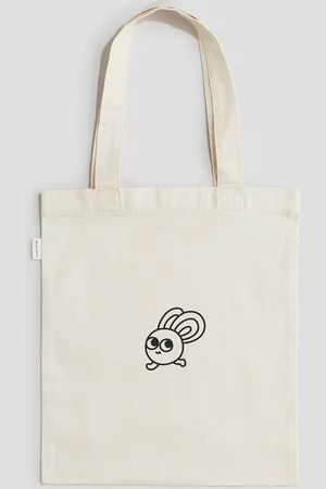 H&M Painokuvallinen puuvillainen tote-laukku