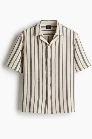 H&M Kuviopintainen laakakauluspaita Regular Fit