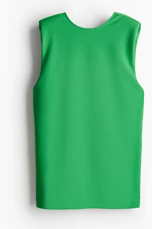 H&M Takaa syvään uurrettu minimekko