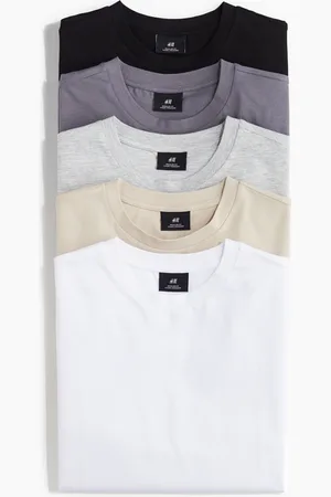 H&M 5 kpl T-paitoja Regular Fit