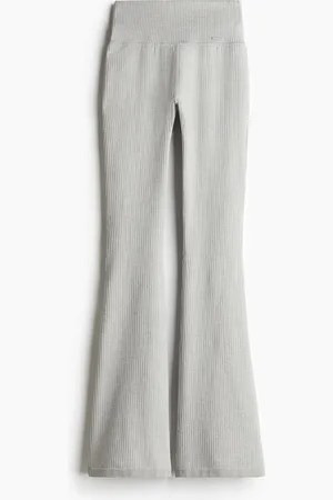 H&M Ribbed Seamless Flare Tights