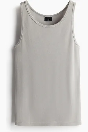 H&M Ribattu toppi Slim Fit