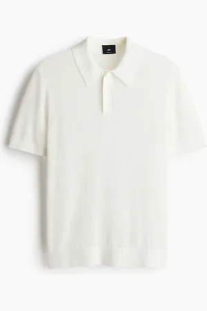 H&M Reikäneulottu pikeepaita Regular Fit