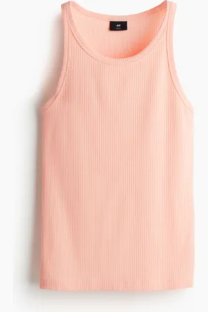 H&M Ribattu toppi Slim Fit