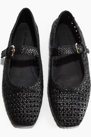 H&M Nahkaiset Mary Jane -ballerinat
