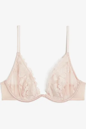 H&M Pehmustamattomat kaarituelliset pitsirintaliivit