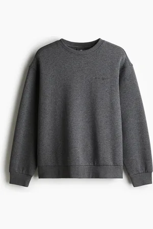 H&M Ribattu collegepusero Loose Fit
