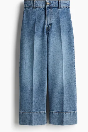 H&M Wide High Cropped Jeans