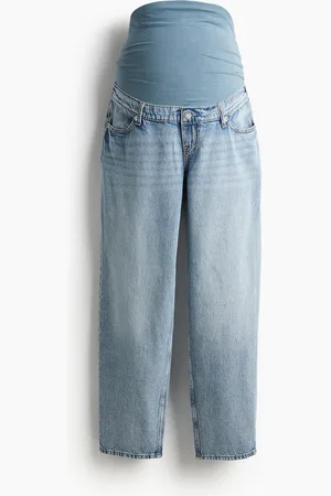 H&M MAMA Mom Loose Ankle Jeans