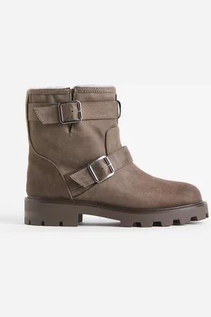 H&M Teddyvuoriset biker-nilkkurit