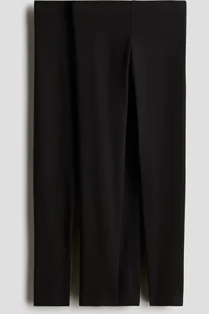 H&M 2 kpl puuvillaisia leggingsejä