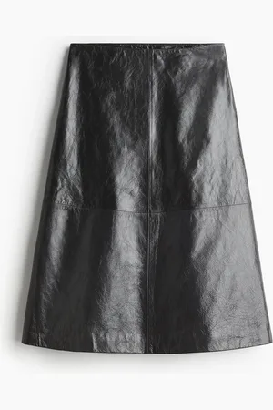 H&M A-mallinen nahkahame