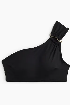 H&M Pehmustettu one shoulder -bikinitoppi