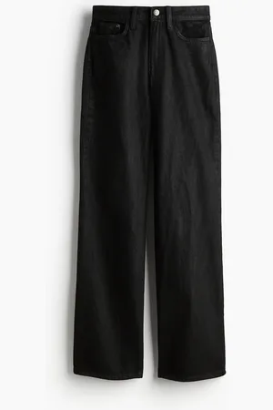 H&M Curvy Fit Wide Ultra High Jeans