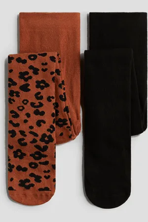 H&M 2 kpl ohuita neulesukkahousuja
