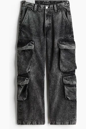 H&M Bootcut Loose Cargo Jeans