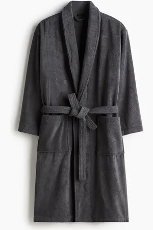 H&M Puuvillafroteinen aamutakki
