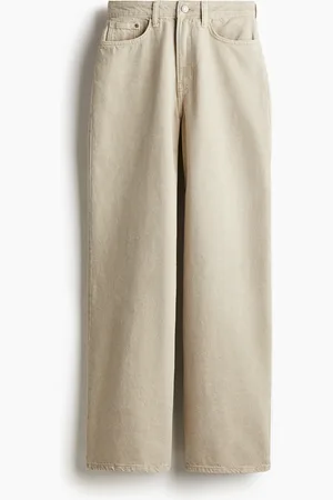 H&M Curvy Fit Wide Ultra High Jeans