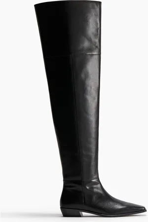 H&M Nahkaiset ylipolvensaappaat