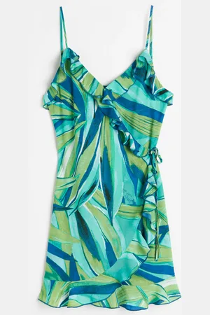 H&M Röyhelöreunainen kietaisumekko