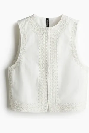H&M Kirjailtu liivi