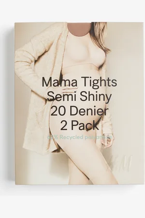 H&M MAMA 2 kpl sukkahousuja 20 den