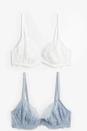 H&M 2 kpl pehmustamattomia pitsirintaliivejä
