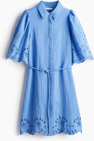 H&M Broderie anglaise -mekko