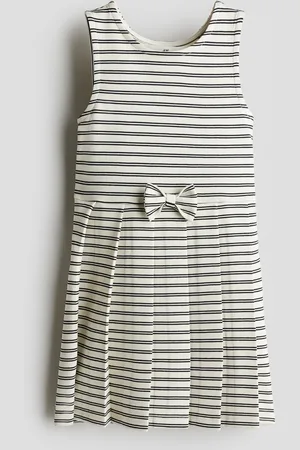 H&M Rusettikoristeinen trikoomekko